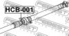 FEBEST HCB-001 Bearing, propshaft centre bearing